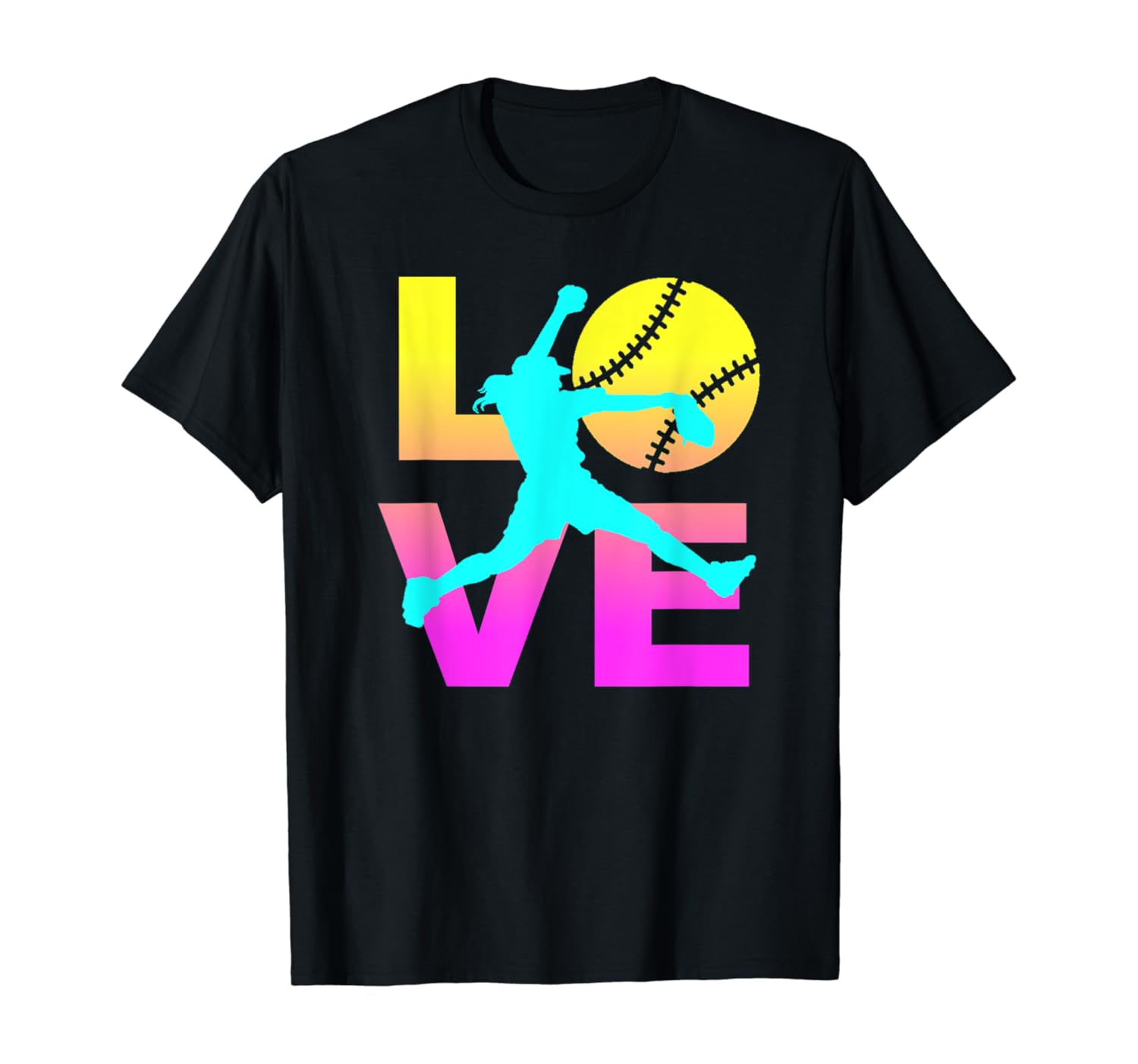 Softball Shirts for Girls Love TShirt Clothing